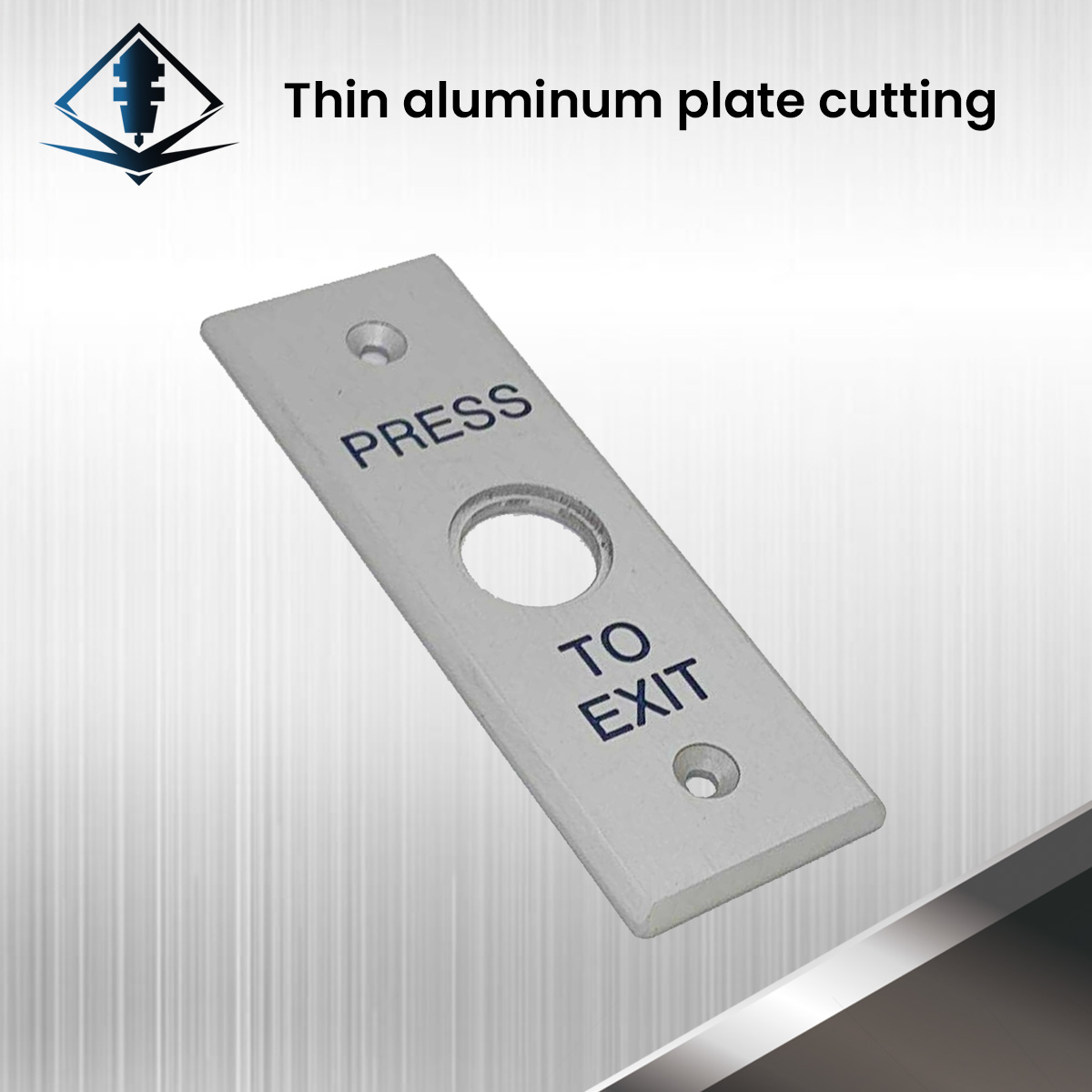Thin aluminum plate laser cutting
